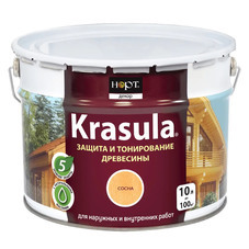 Защитно-декоративный состав Krasula сосна 10 л