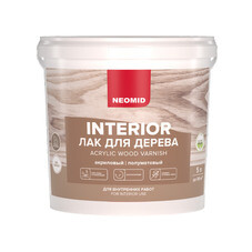 Лак акриловый для древисины Neomid interior 5 л