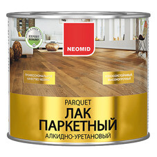 Лак паркетный Neomid алкидно-уретановый полуматовый 9 л