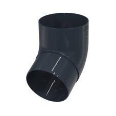 Колено трубы 67 град. GLC PVC RAL 7024