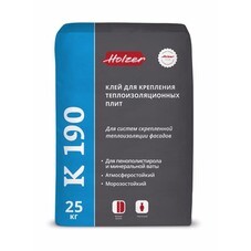 Клей для крепления теплоизоляционных плит Holzer K 190 25 кг