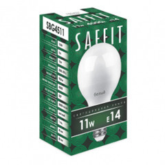 Лампа светодиодная SAFFIT 11 Вт E14 шар G454000K 230 В (55138)