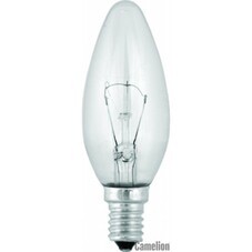 Лампа накаливания E14 40 Вт 220 В прозрачная Camelion MIC