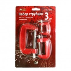 Набор струбцин RemoColor (44-0-003) G-тип 25-50-75 мм (3 шт.)