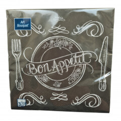 Салфетки бумажные Bon Appetit 33х33 мм (20 шт.)