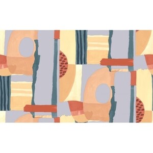 Обои виниловые горячего тиснения Erismann Papaya персиковые экспромт 10,05х1,06 м 60441-05