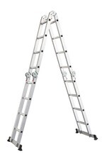 Лестница 4-х секционная шарнирная 4х4 Новая высота