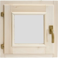 Стеклопакет в парную Банные штучки 03723 0,5x0,5 м с ручкой/затвором/петлями