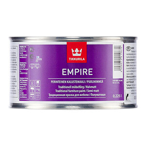 Краска алкидная Tikkurila Empire для мебели основа А полуматовая 0,225 л