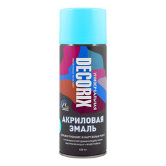 Эмаль универсальная светло-голубая аэрозоль Decorix 520 мл