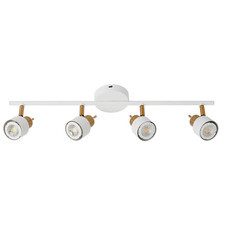 Спот потолочный Arte Lamp GU10 160 Вт 4 кв.м белый IP20 (A1906PL-4WH)