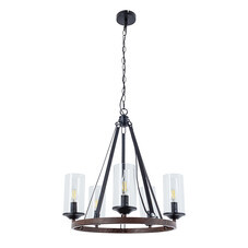 Люстра потолочная Arte Lamp Dalim E14 300 Вт 14 кв.м (A7014SP-5BK)
