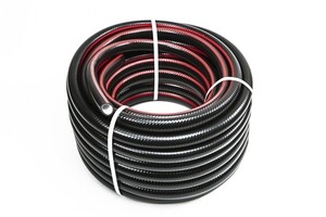 Шланг поливочный "Поток 50" ПВХ армированный, мягкий, 5-ти слойн., черный, 3,0мм, D 3/4",25м, (шт.)