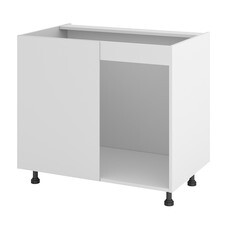 Кухонный шкаф напольный угловой 90х72х56 см белый без полок