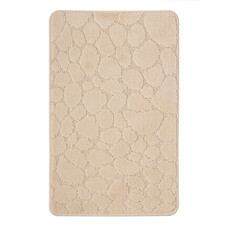 Коврик для ванной бежевый 50х80 см Fora Stone Natural (FOR-PP-STN50-80NAT)