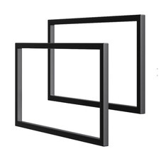 Кронштейн для столешницы 45х30х2 см черный АСБ-Мебель (30320) (2 шт.)