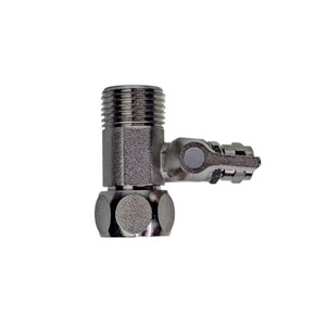 Кран шаровый для подключения фильтра к водопроводу 1/2 с адаптером на 1/4 F9007