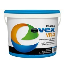 EVEX VR-3 моющаяся интерьерная краска, 7 кг