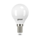Лампа светодиодная Gauss E14 6500К 9,5 Вт 950 Лм 175-240 В шар тонированная