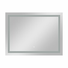 Зеркало с подсветкой прямоугольное 90х70 см с сенсорным включением Continent Valenca (ЗЛП2403)
