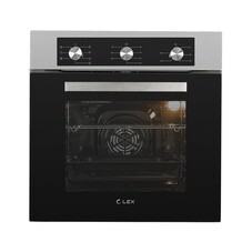 Духовой шкаф электрический встраиваемый Lex EDM 073 IX 595 мм серый