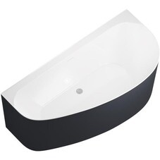 Ванна акриловая Allen Brau Priority 160х78 см отдельностоящая правая с ножками (2.31005.20A/AM)