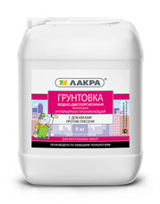 Грунт интерьерный проникающий против плесени Лакра 9 кг (0007442)