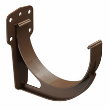 Кронштейн желоба пластиковый d120 мм Docke Standard светло-коричневый RAL 8017