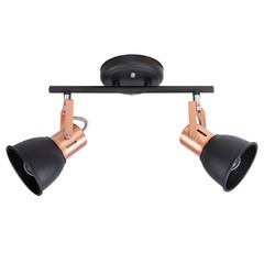 Спот Arte Lamp Jovi E14 80 Вт 4 кв.м черный/бронза IP20 (A1677PL-2BK)