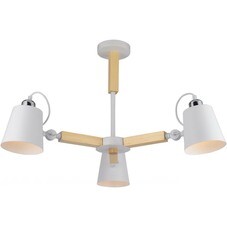 Люстра потолочная Arte Lamp Oscar E27 120 Вт 6 кв.м (A7141PL-3WH)