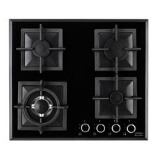 Варочная панель газовая Krona Calore 60 4 конфорки черная