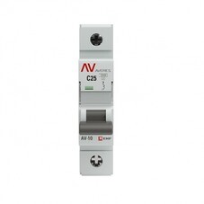 Автоматический выключатель модульный EKF Averes AV-10 1P 25А тип C 10 кА 230 В (mcb10-1-25C-av)