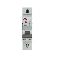 Автоматический выключатель модульный EKF Averes AV-10 1P 32А тип C 10 кА 230 В (mcb10-1-32C-av)