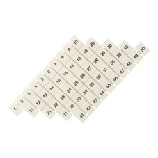 Маркеры для клемм JXB-ST 2,5 EKF PROxima с нумерацией 1-50 (100 шт.) (zb-st-2.5-1-50)