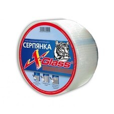 Лента (серпянка) стеклотканевая самокл. X-Glass Pro 45ммх20 м