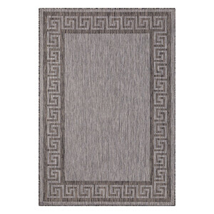 Ковер 0,8х1,5 м прямоугольный Vegas S002 серый безворсовый