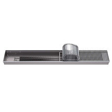 Конвектор внутрипольный КЗТО Бриз с 1 теплообменником 1200х300х80 мм боковое подключение