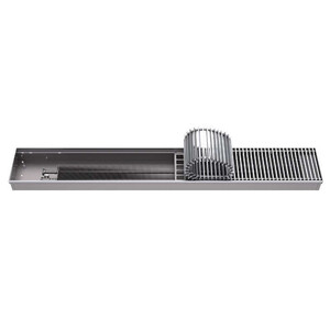 Конвектор внутрипольный КЗТО Бриз с 1 теплообменником 1200х300х100 мм боковое подключение