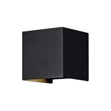 Светильник светодиодный фасадный настенный Outdoor Fulton черный 3000К 6 Вт IP54 (O572WL-L6B)