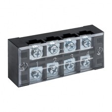Терминал клеммный EKF PROxima TB-4504 4,5 кв.мм 660 В 45 A 4 клеммных пары (50 шт.)