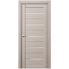 Дверь межкомнатная Корса S5 800х2000 мм финишпленка капучино со стеклом