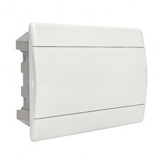 Щит распределительный встраиваемый EKF SlimBox PROxima ЩРВ-П-12 пластиковый IP41 230х285х95 мм 12 модулей белая дверь (sb-v-12w)