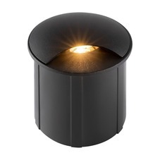Светильник светодиодный тротуарный встраиваемый Outdoor Biscotti черный 3000К 3 Вт IP65 (O035-L3B3K)