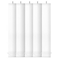 Ламели для вертикальных жалюзи 180 см Лайн белые (5 шт.)