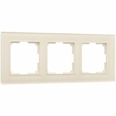 Рамка Werkel Favorit трехместная молочная (a058815)