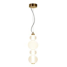 Светильник светодиодный подвесной Maytoni Collar 3000К 17 Вт 8 кв.м золото IP20 (P069PL-L17G3K)