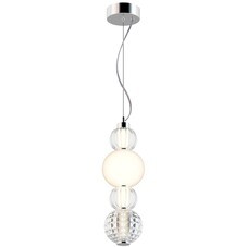 Светильник светодиодный подвесной Maytoni Collar 3000К 17 Вт 8 кв.м хром IP20 (P069PL-L17CH3K)