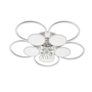 Светильник светодиодный накладной Escada Aura 3300-6500К 182 Вт 42 кв.м белый IP20 (10228/10LED)