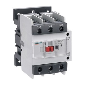 Контактор модульный Dekraft КМ-103 220 В 95 А тип AC 1НО+1НЗ (22148DEK)