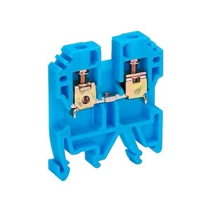 Колодка клеммная винтовая Dekraft ЗН101-2-24A-08 синяя (32421DEK)